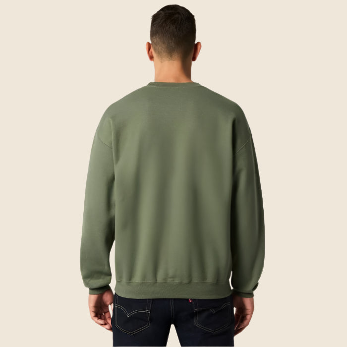 Classic Olive Green Crewneck Sweatshirt