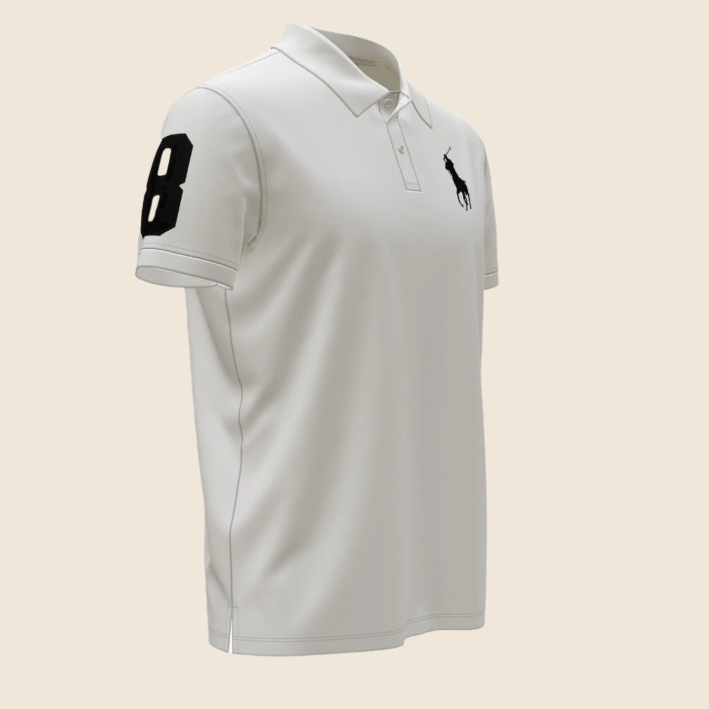 Premium White Polo Shirt