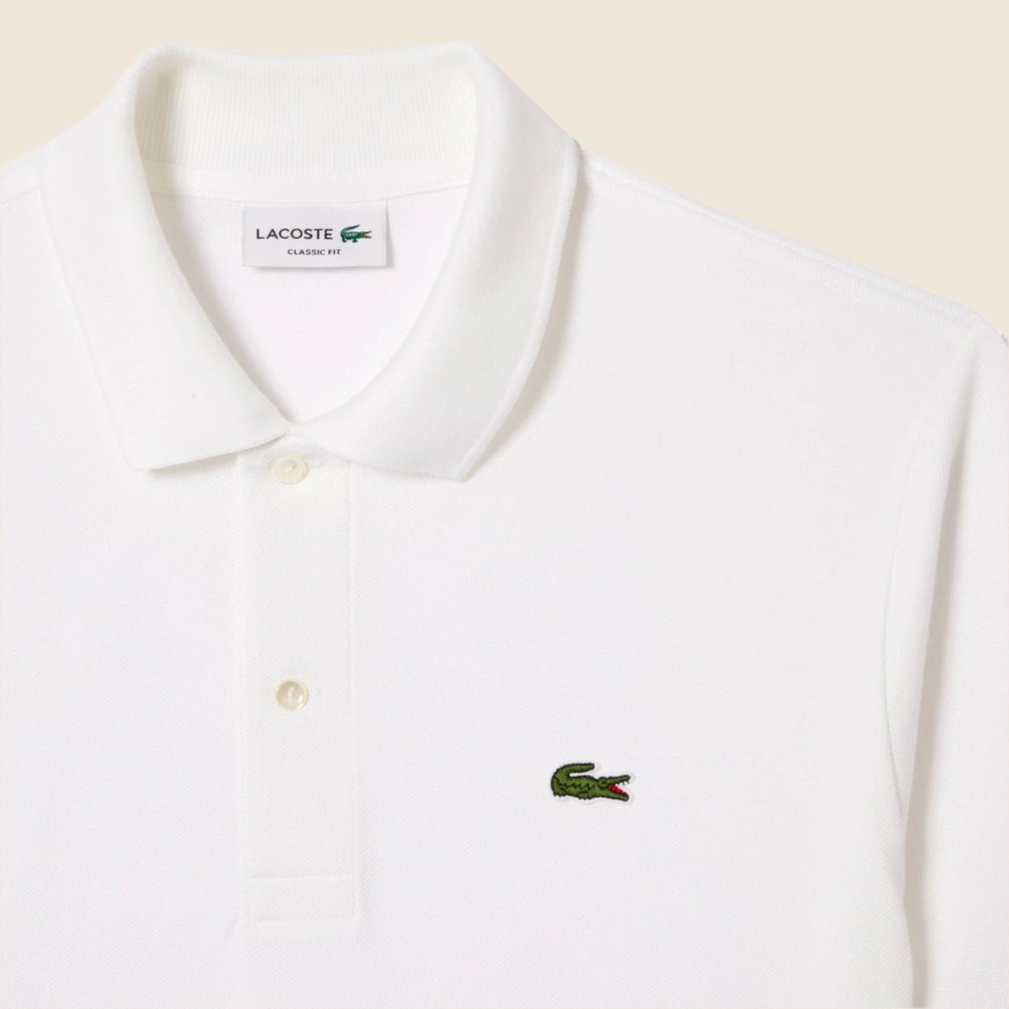 Lacoste White Polo