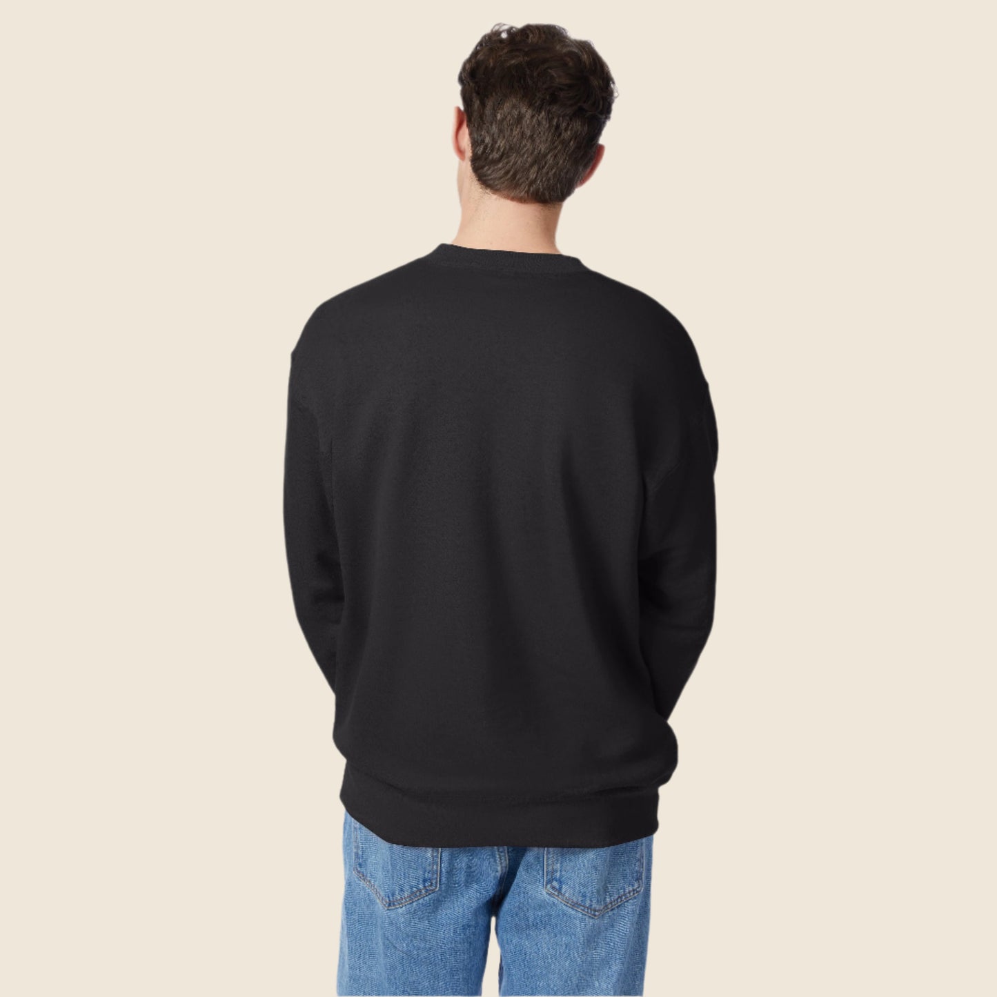 Classic Black Crewneck Sweatshirt