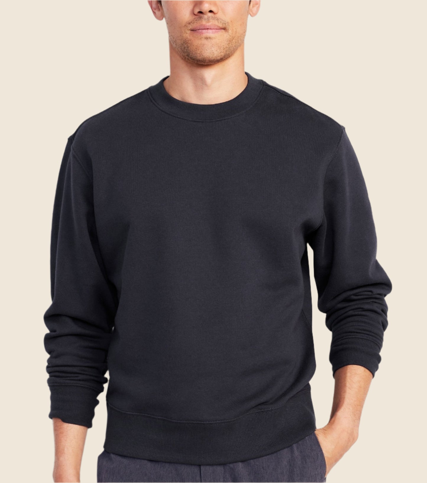 Classic Charcoal Crewneck Sweatshirt