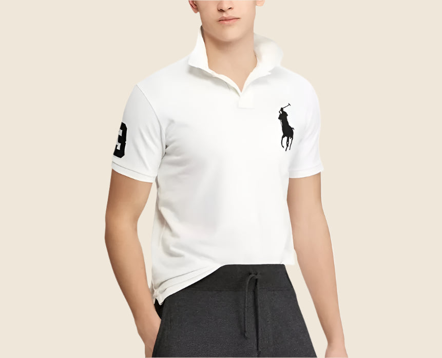 Premium White Polo Shirt